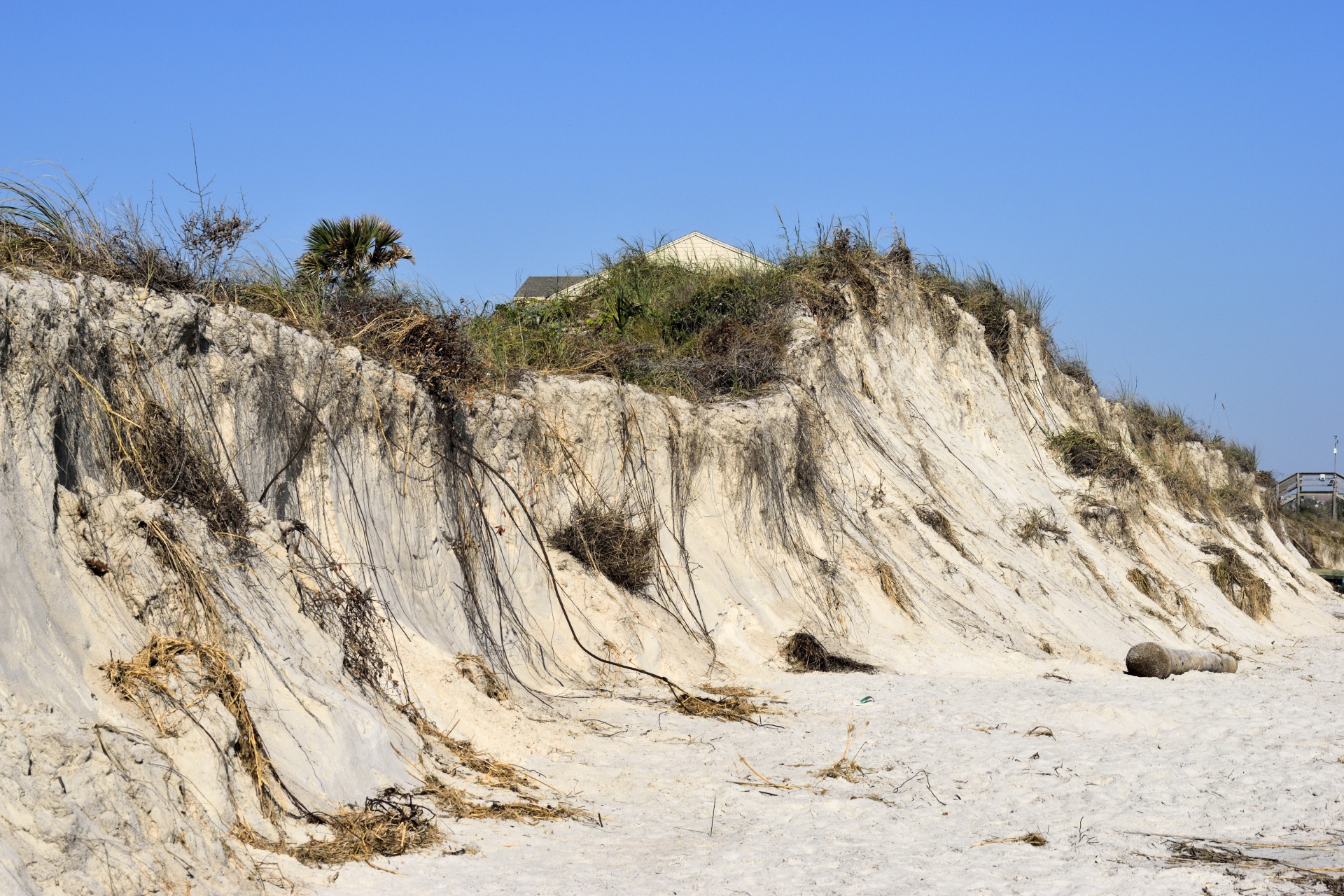 Coastline erosion