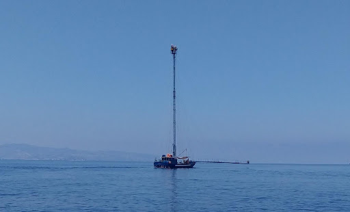 Figure 2 Feluca for the swordfish traditional fishing with harpoun in Baganara Calabra in Italy