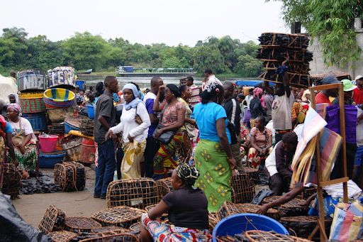 Oyo fish market, Republic of Congo
