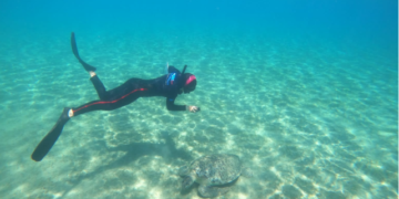 Reem Hossam, a young marine biologist from Egypt